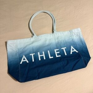 NEW Athleta Blue Ombre Tote Bag